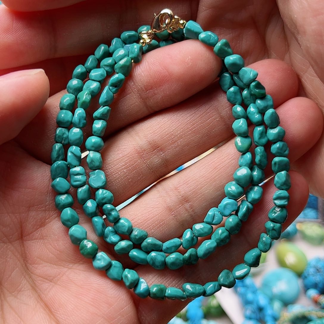 绿松石珠宝奇石未镶嵌