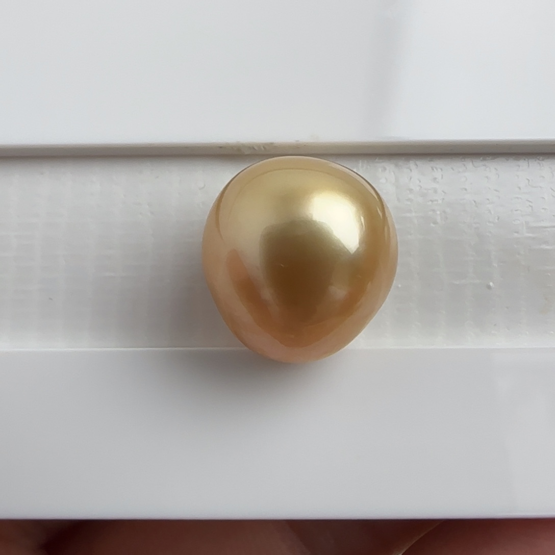 海水珍珠裸珠南洋金珠11.2-11.9 不鉴赏 可定制