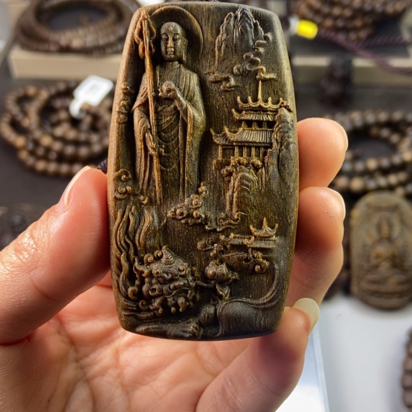 【闪购商品】沉香木吊坠，***1越南白棋