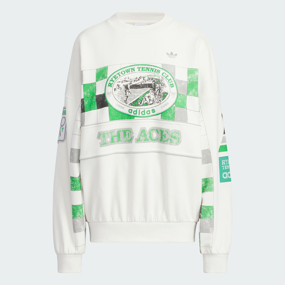 【滔搏联动】adidas Originals阿迪三叶草男子COURT CREW卫衣KG3144