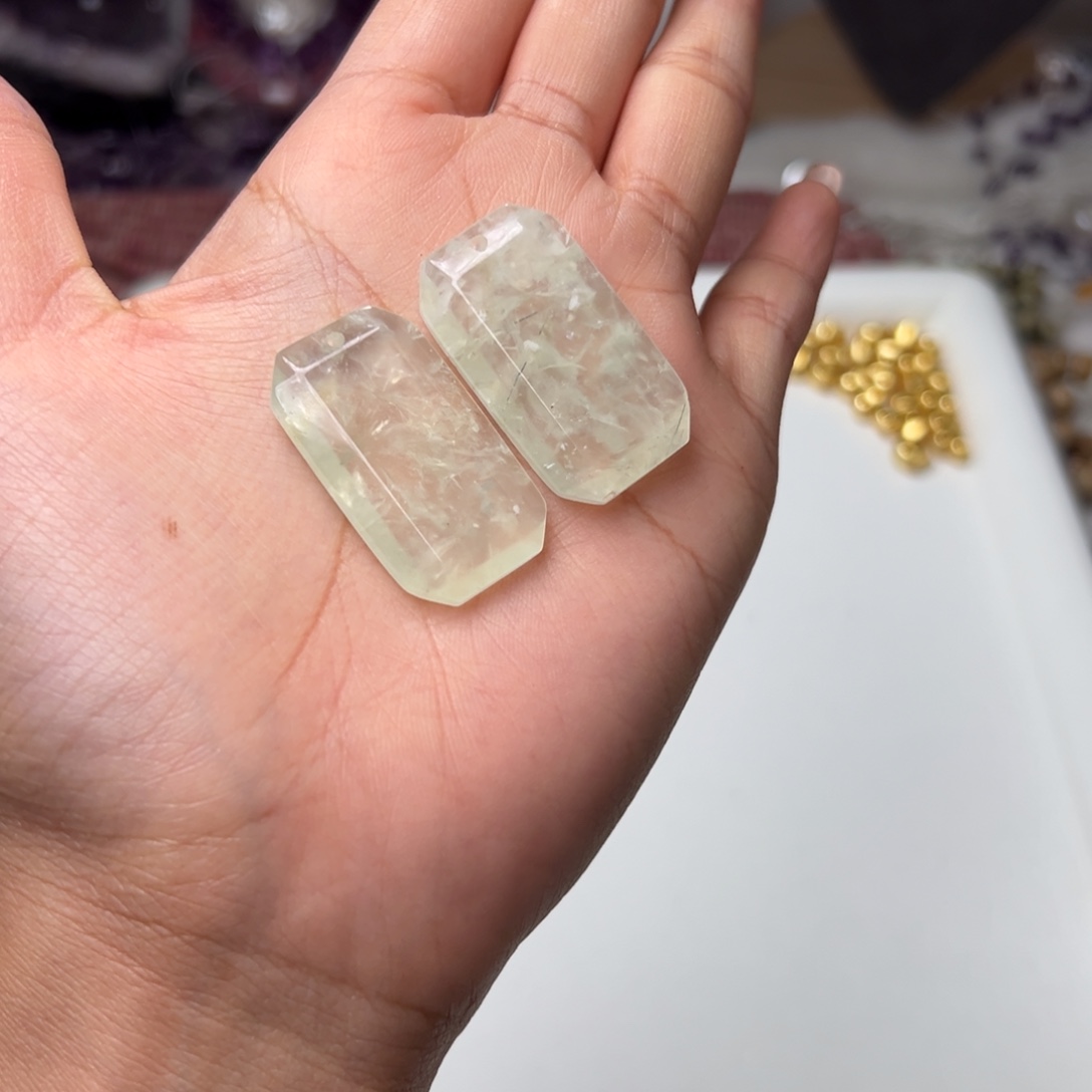 玛瑙/玉髓合金珠宝半成品I139/葡萄晶无事牌一个