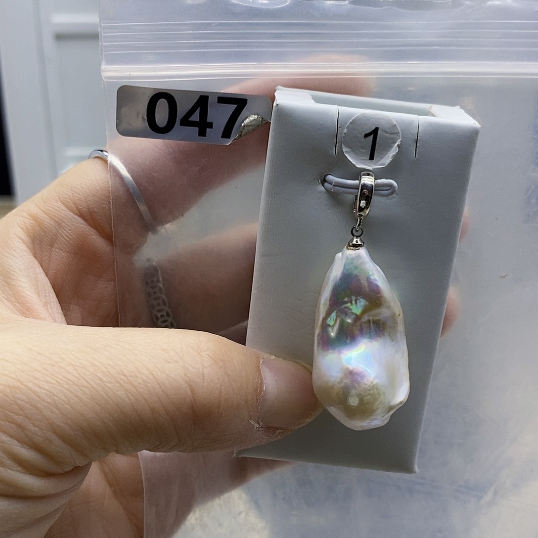 颈饰合金淡水珍珠