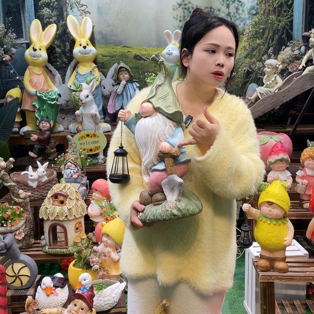 摆件花园摆件红红火火