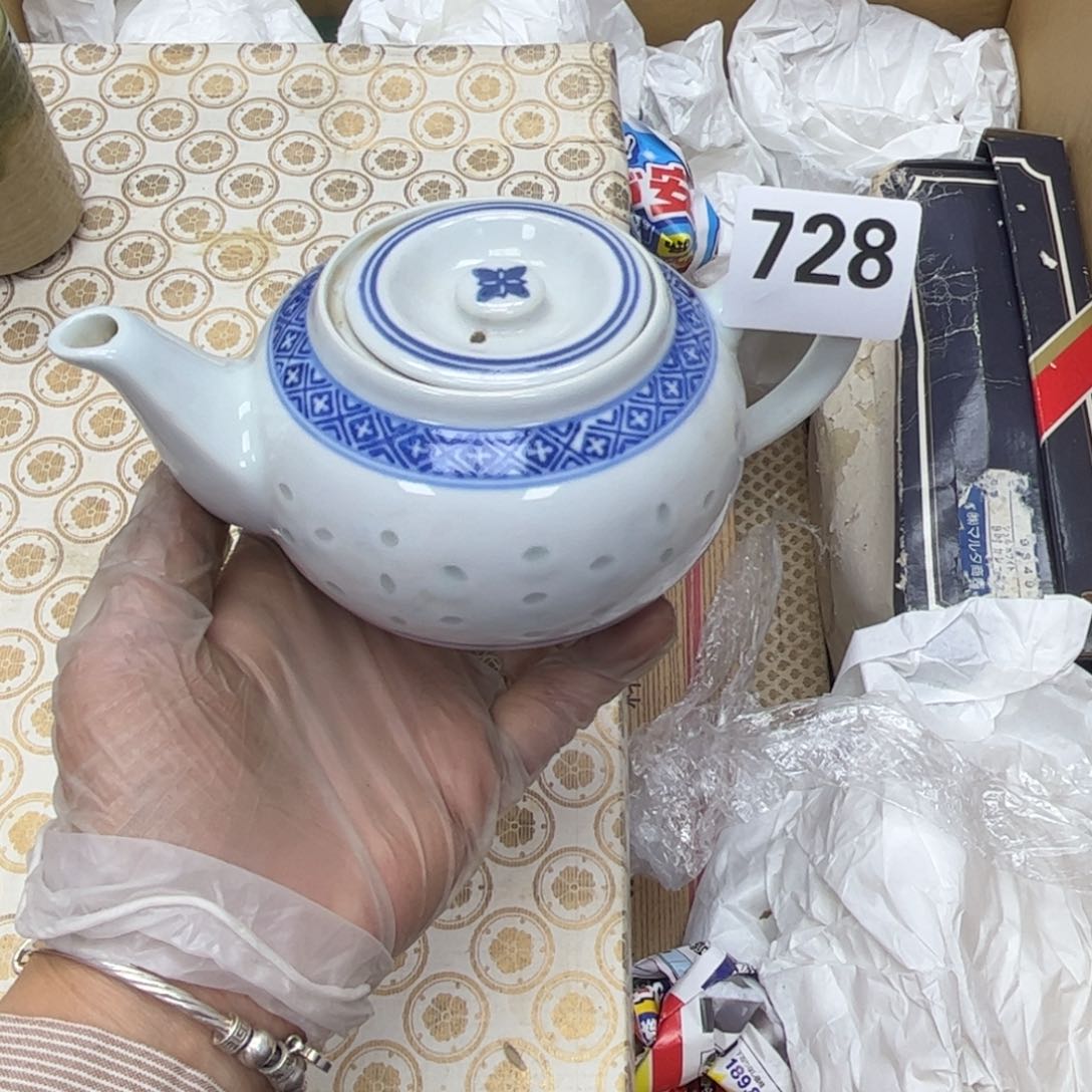 瓷片摆件工艺品摆件666 