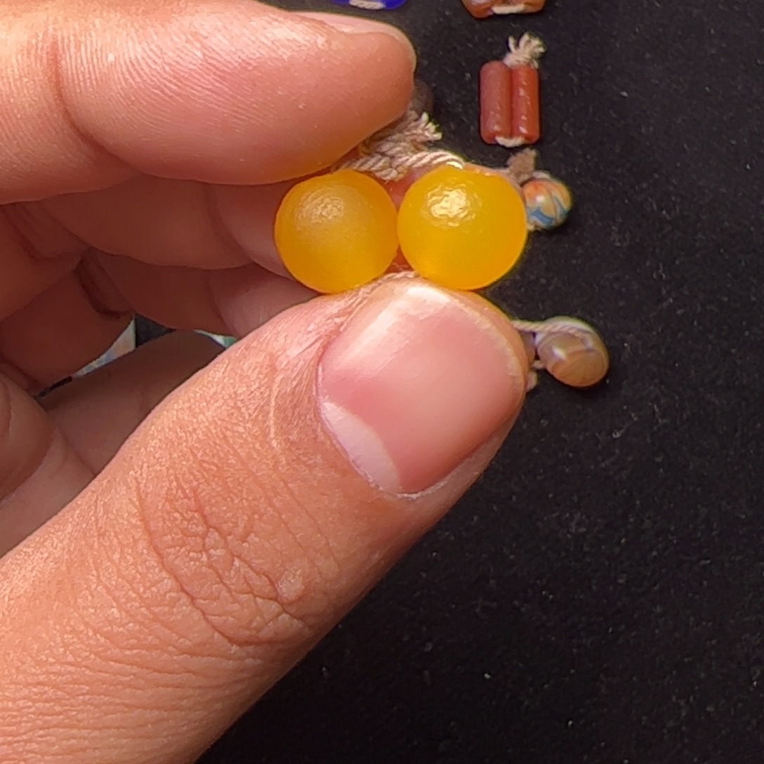 钧***轮玛瑙/玉髓未镶嵌配饰