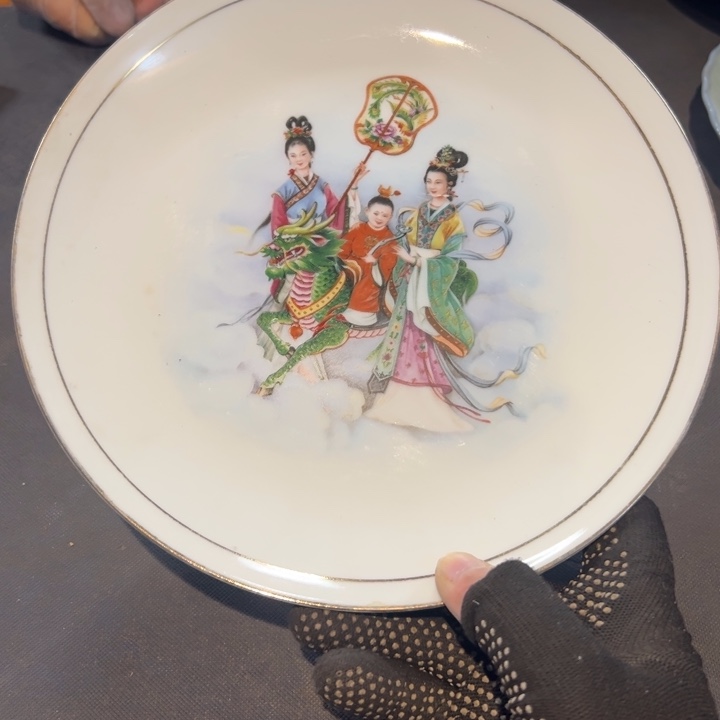 久***烤瓷片拾六家的瓷器瓷器