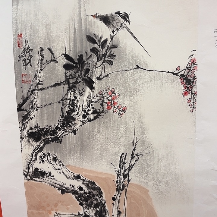 国画杜宝才老师去伪存真原作