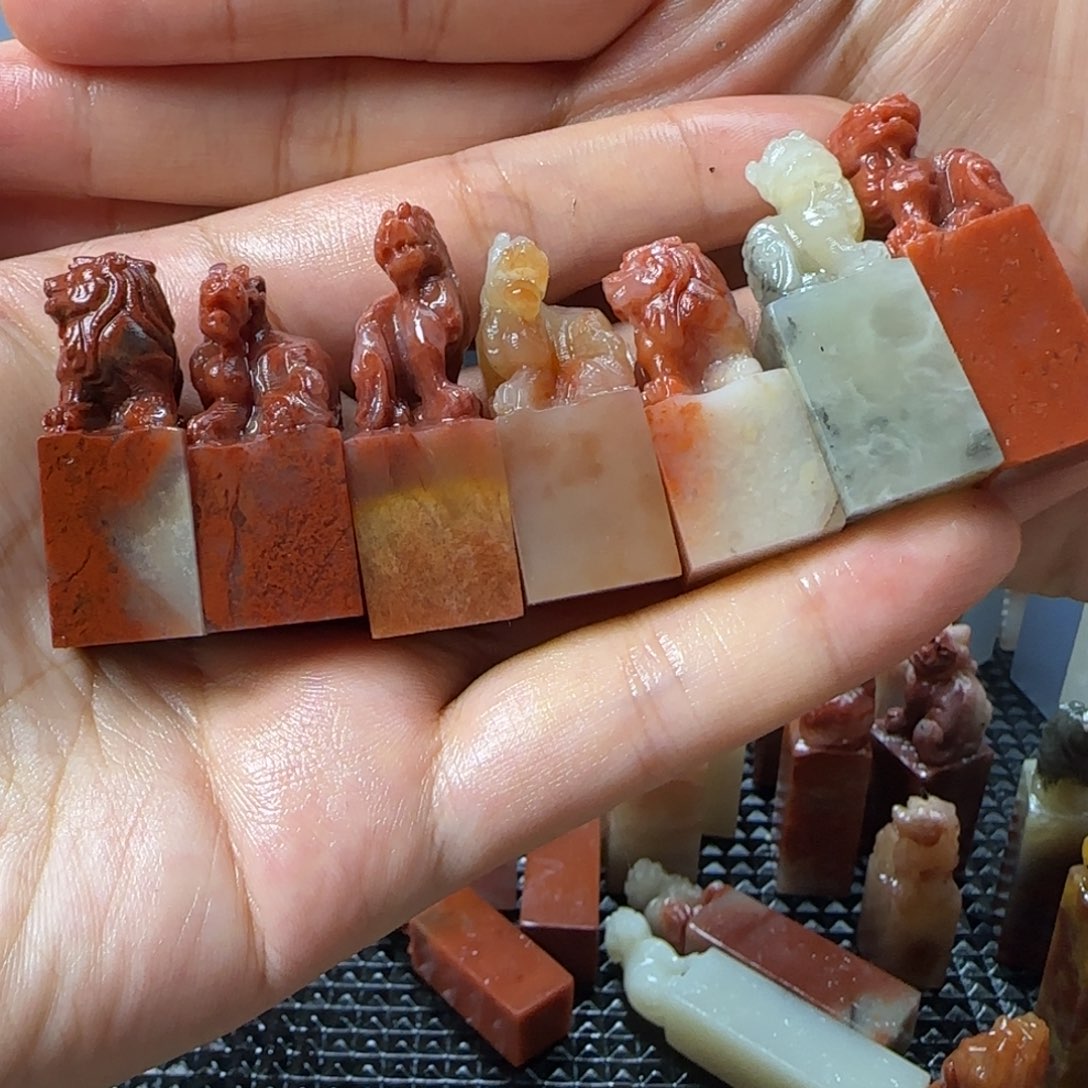 老挝石印石1.2~1.4cm7