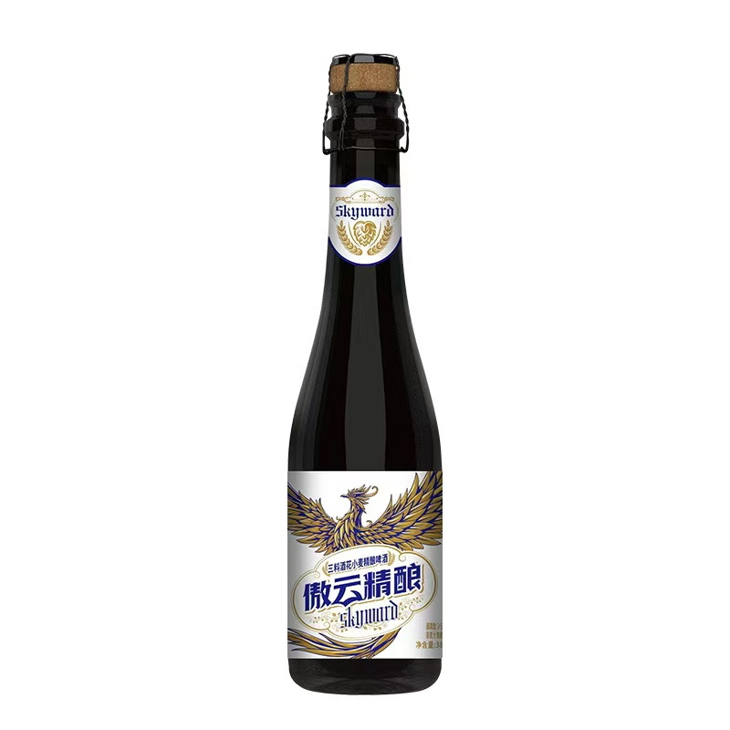 【小酒喔送货上门】傲云精酿三料酒花小麦啤酒380ml*1