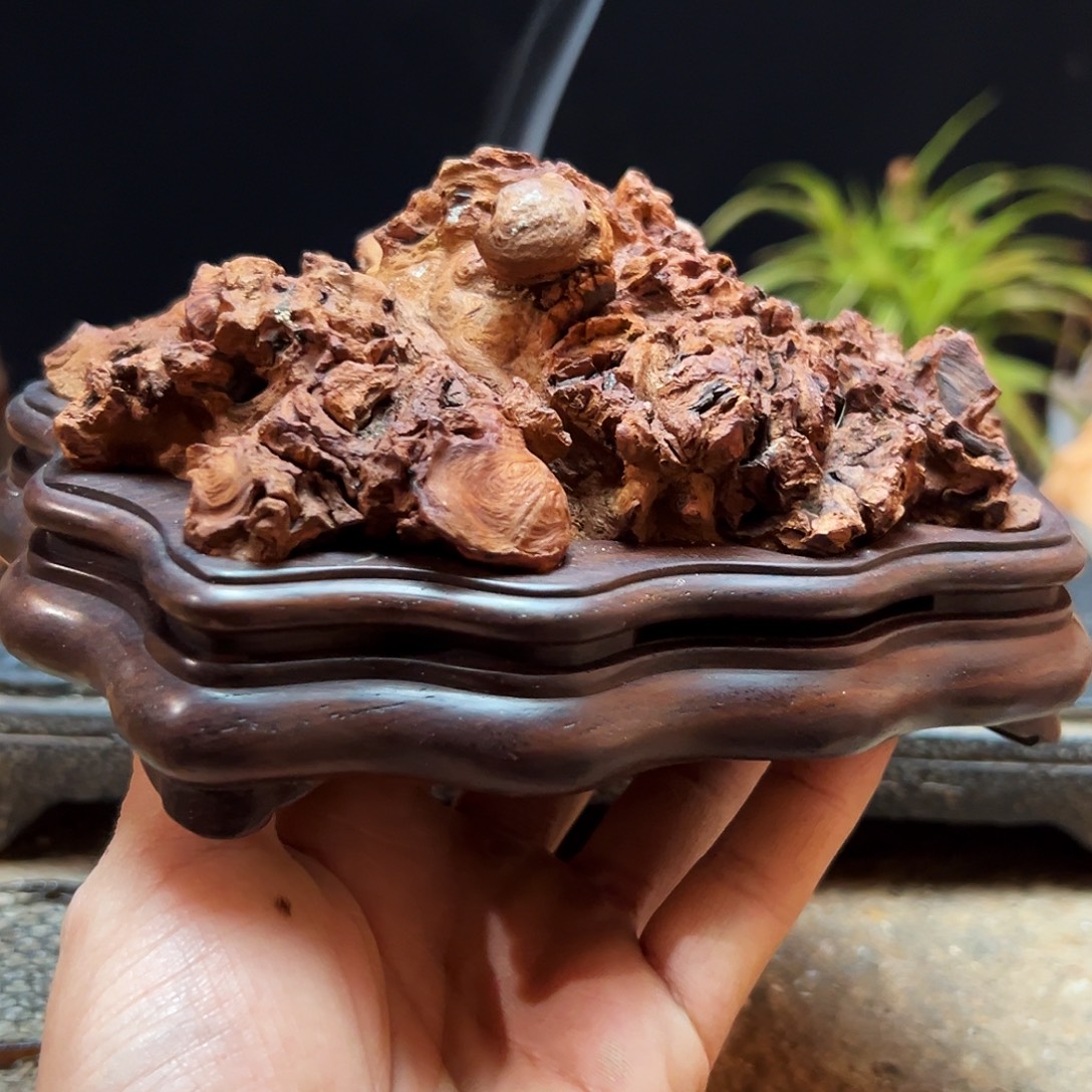 浅***香荔枝木熏香成品香炉