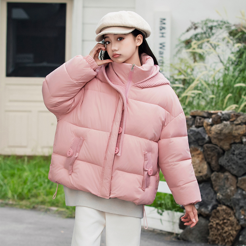 女童棉服冬季2025新款洋气小女孩常规款加厚外套儿童冬季保暖棉袄