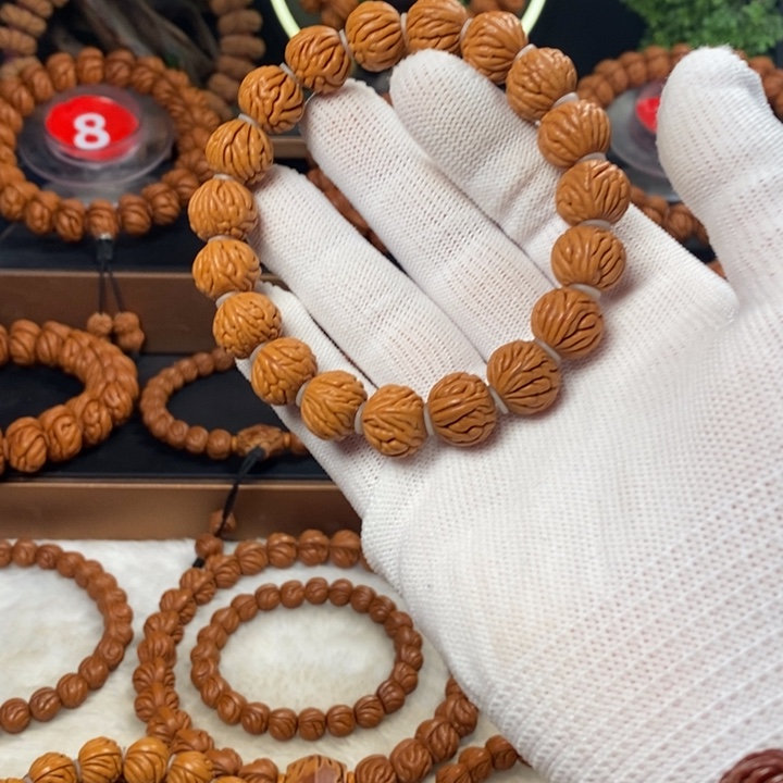 桃核吊坠秦岭龙纹桃核