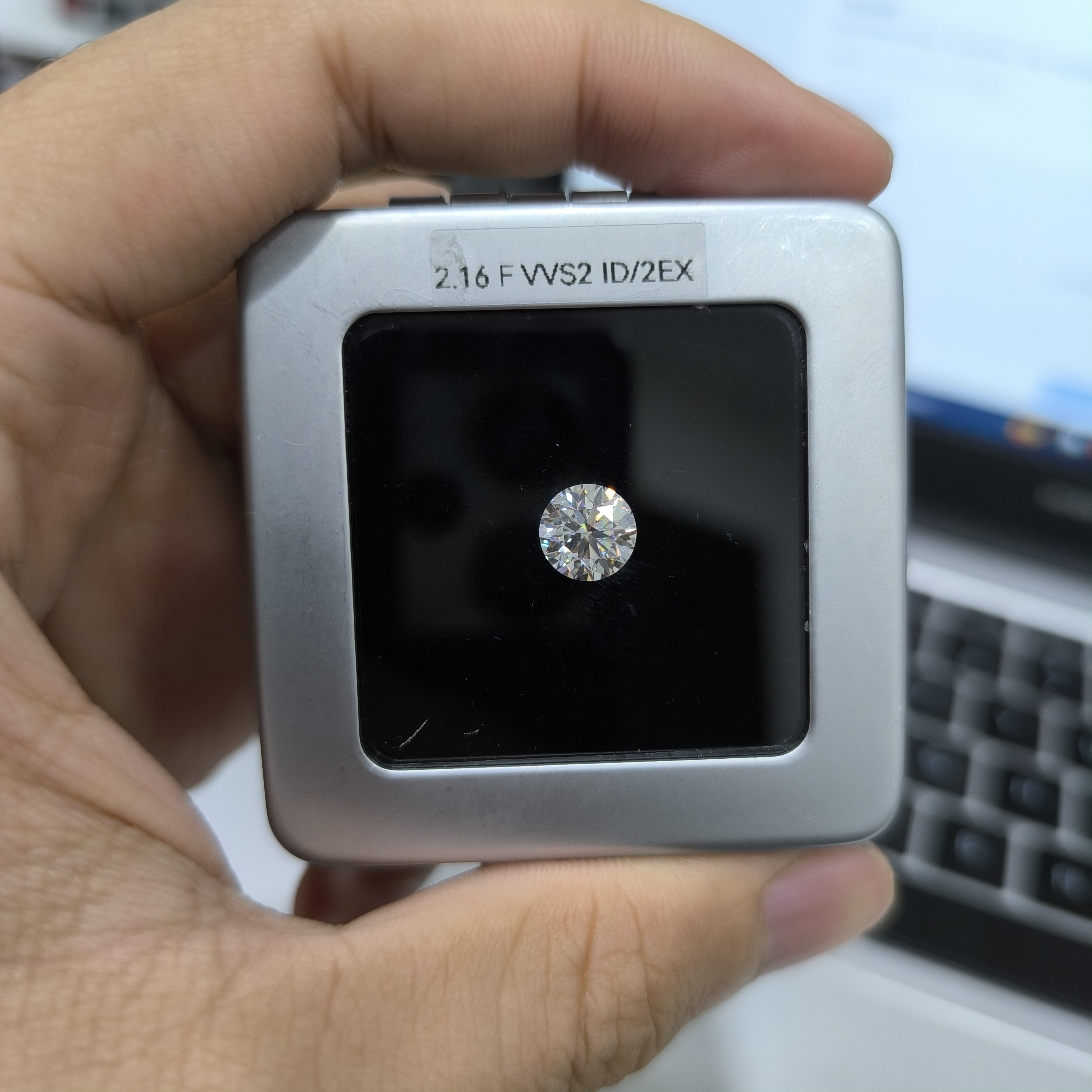 提艾 【合成/培育】圆形2.16克拉培育钻石裸石