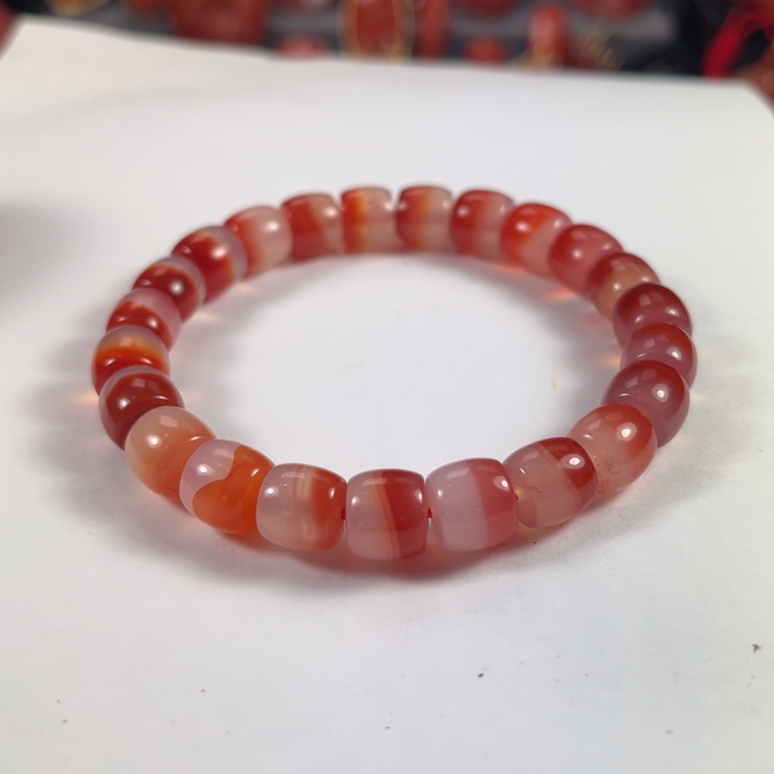 南红玛瑙手链未镶嵌今****.