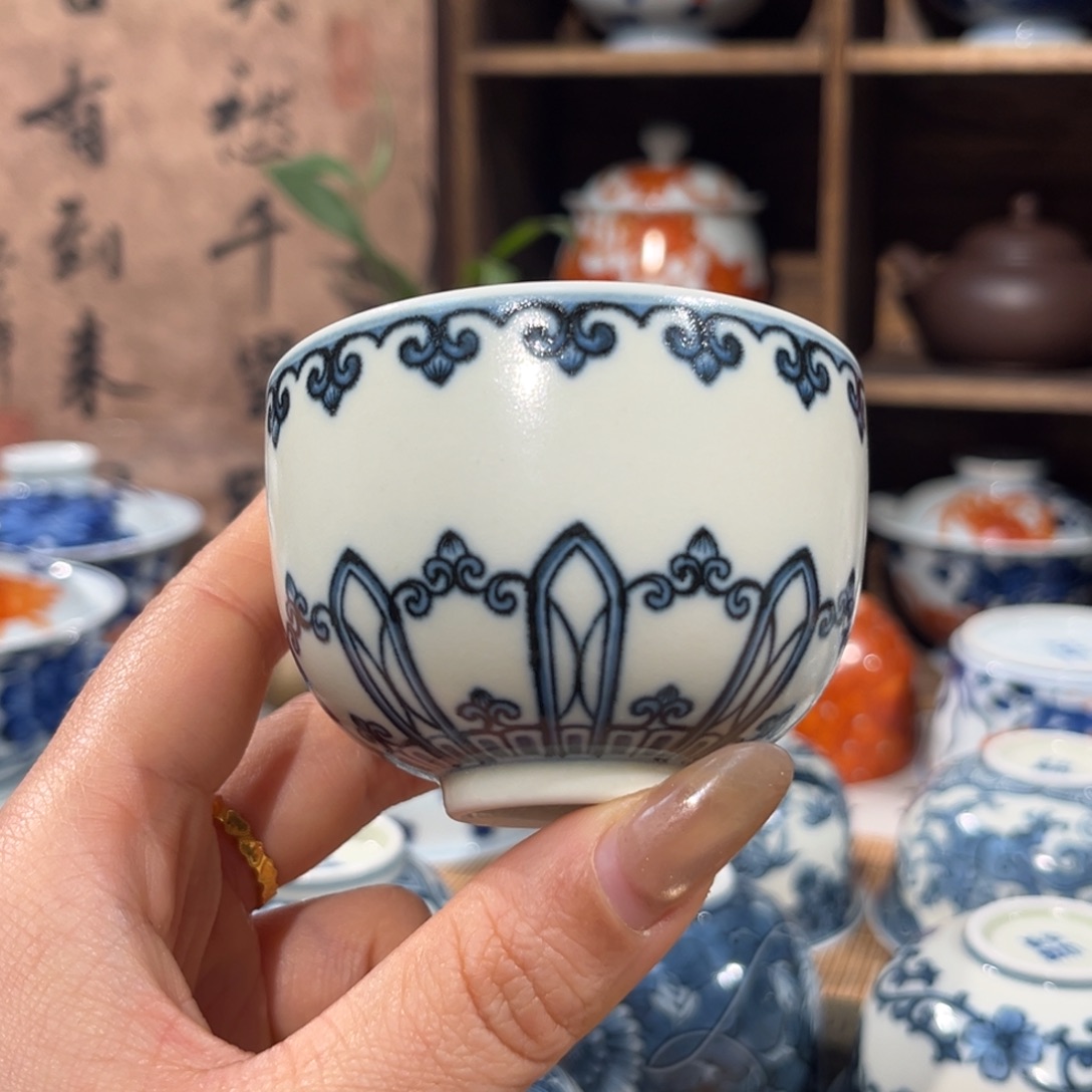 杯子陶微瑕景德镇陶瓷主人杯