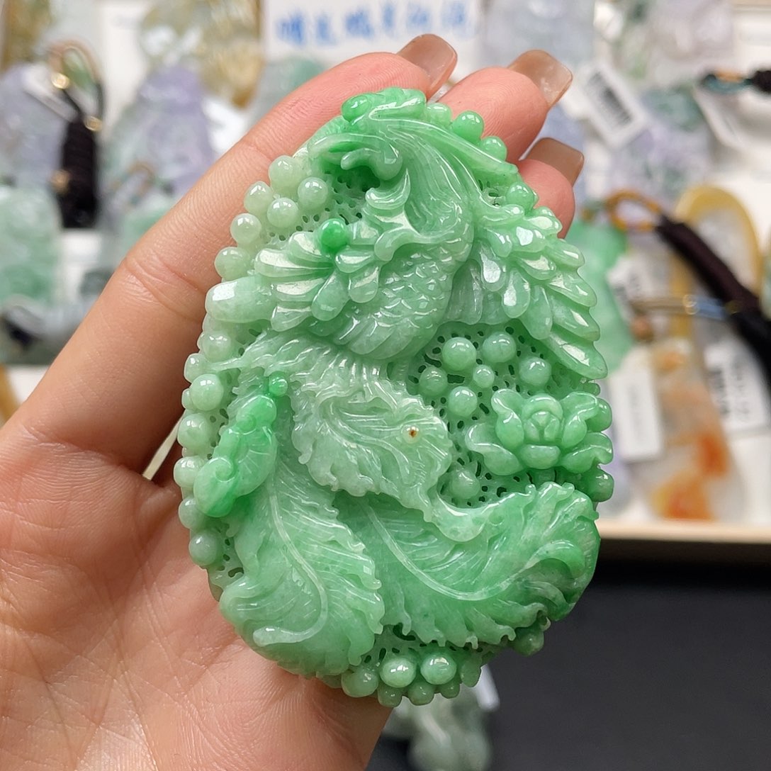 翡翠吊坠(不含链)未镶嵌