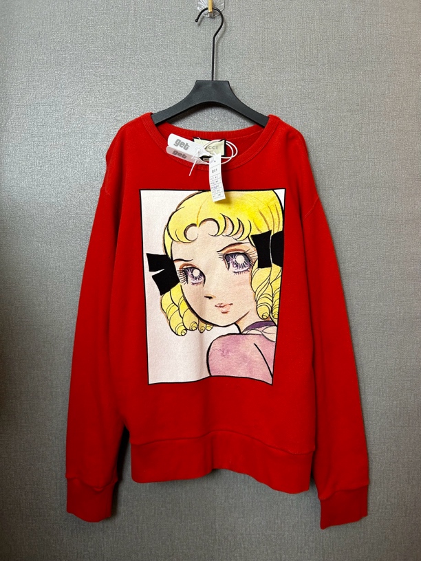 95新 GUCCI/古驰 红色卫衣