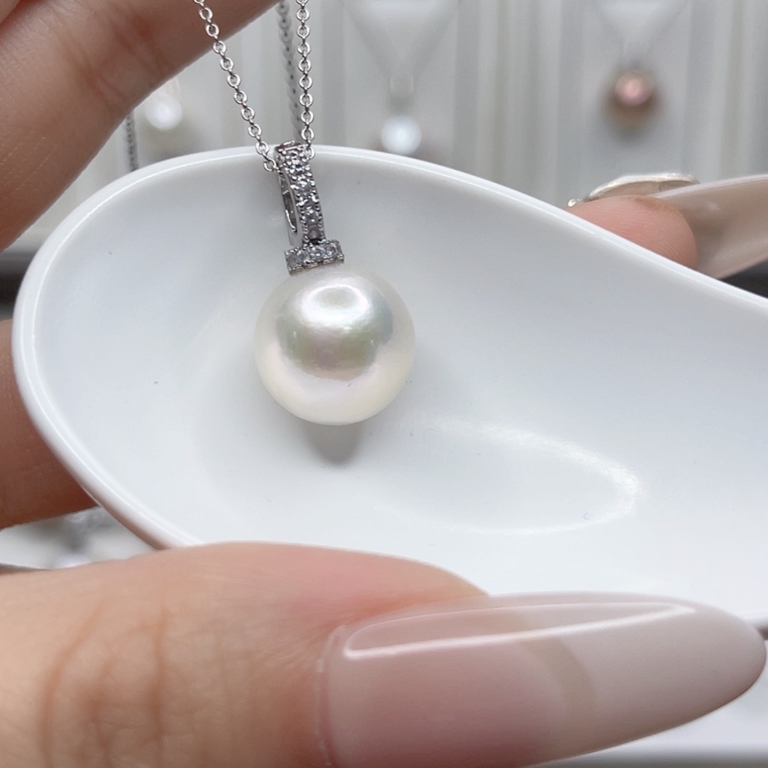 淡水珍珠未镶嵌吊坠(赠链)