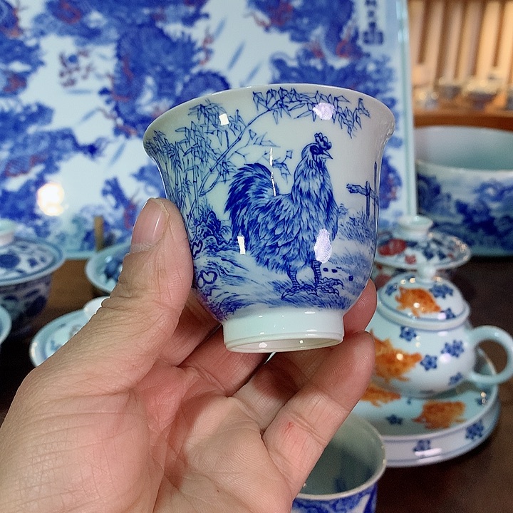 錡镇堂手工手绘杯