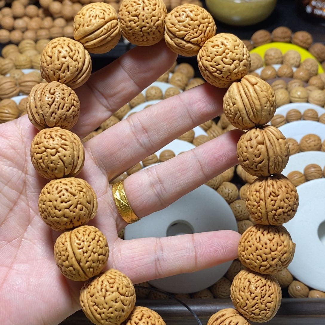 桃核手串野生桃核