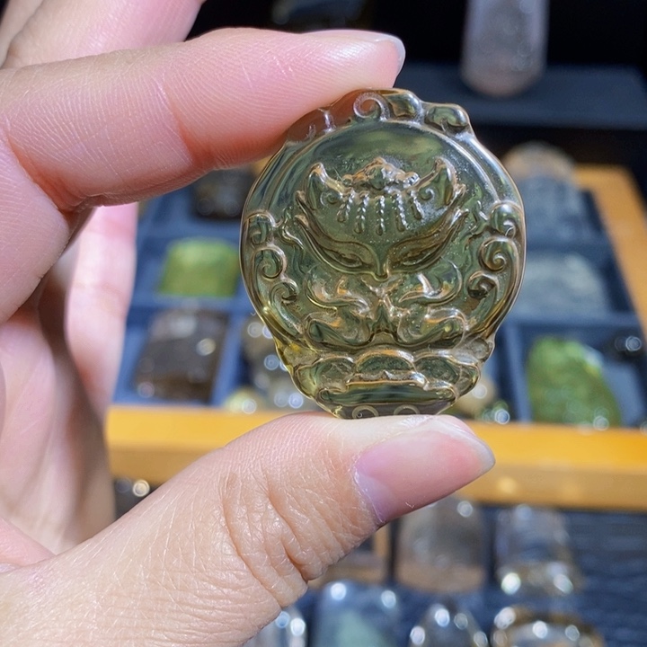 发晶颈饰未镶嵌吊坠