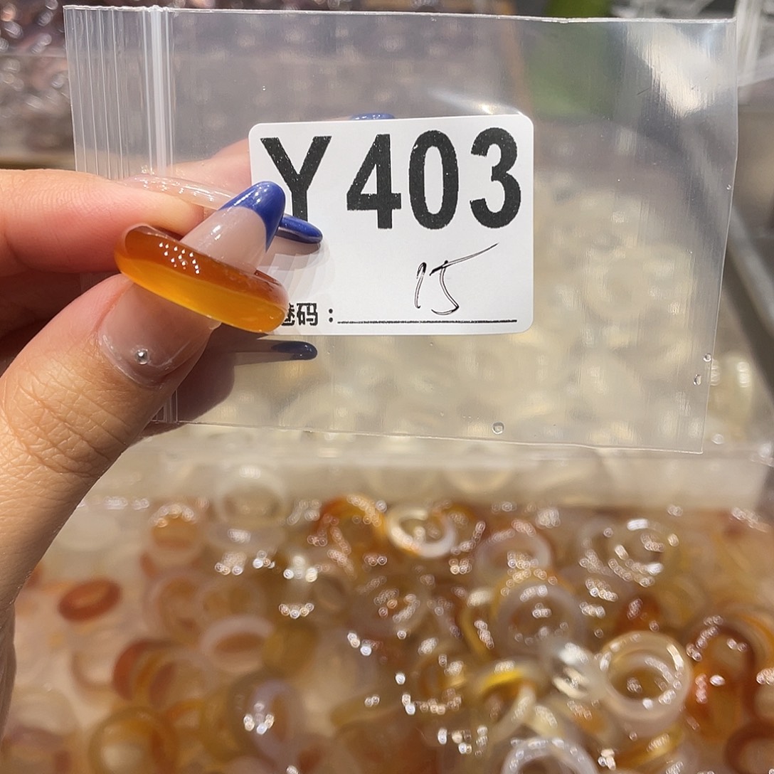 玛瑙/玉髓未镶嵌戒指403