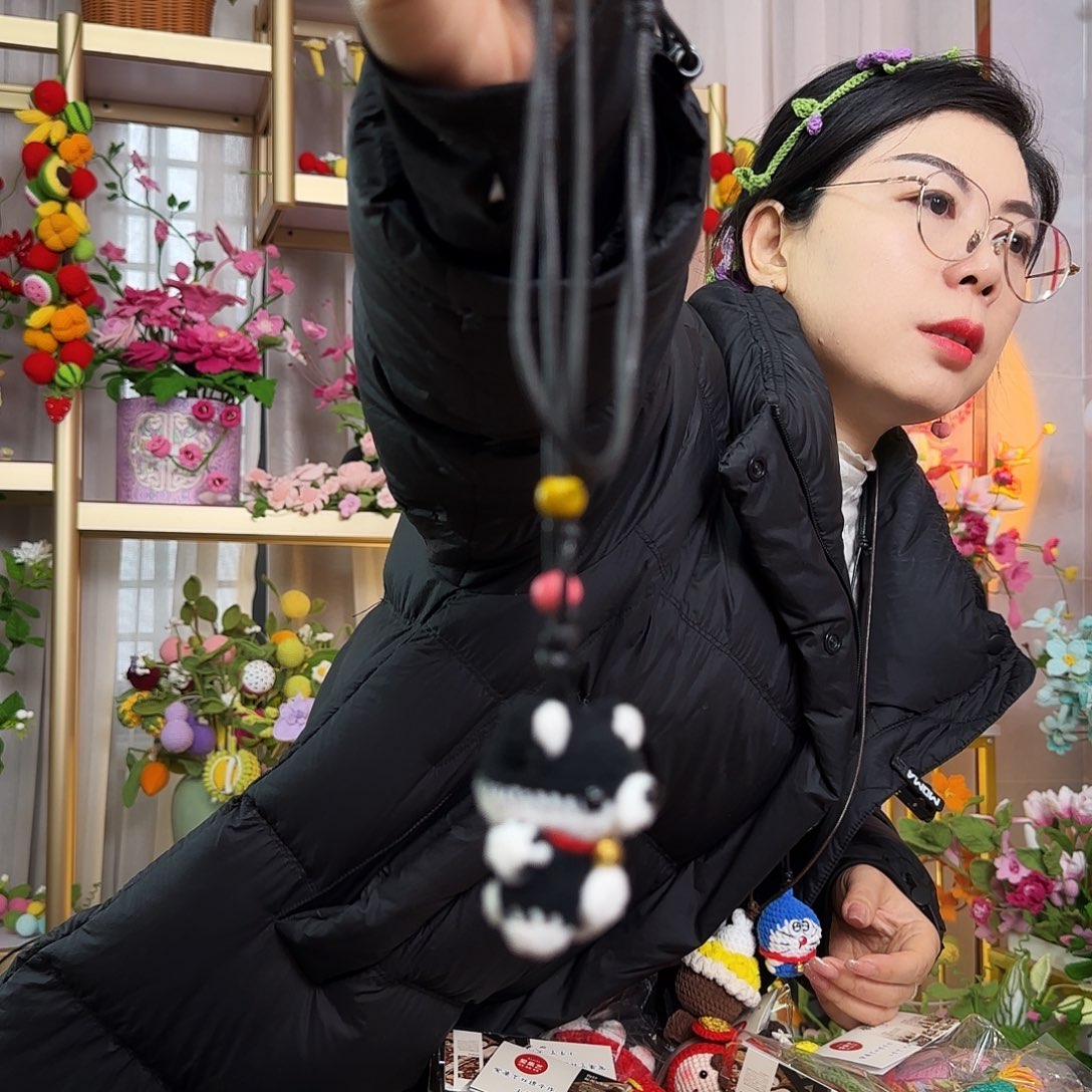 手工钩织设计毛衣链