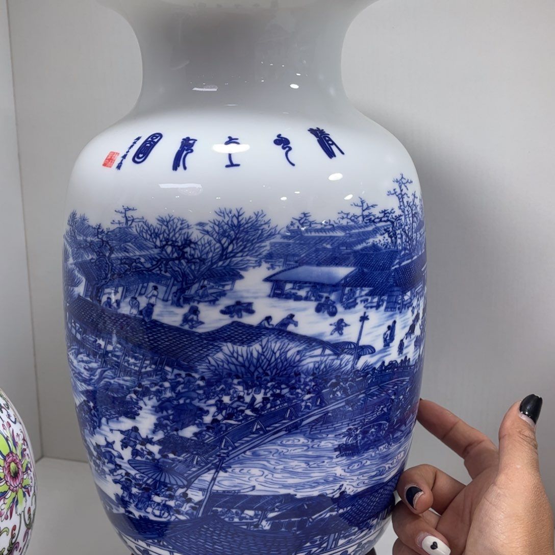 景德镇陶瓷花瓶摆件