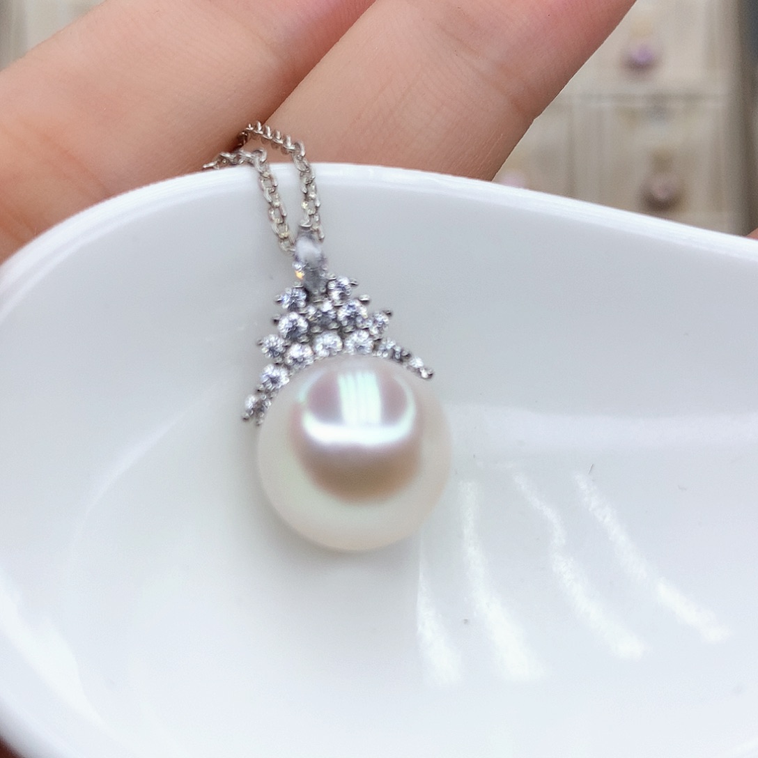 淡水珍珠颈饰合金