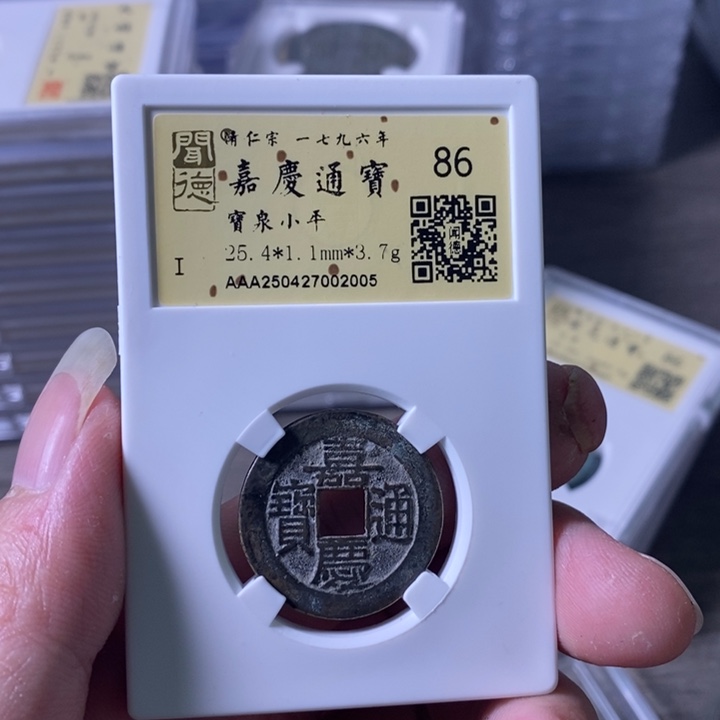 铜A闻博文化嘉庆通宝