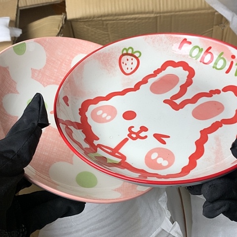 盘陶瓷制品满25拼单发货默认微瑕