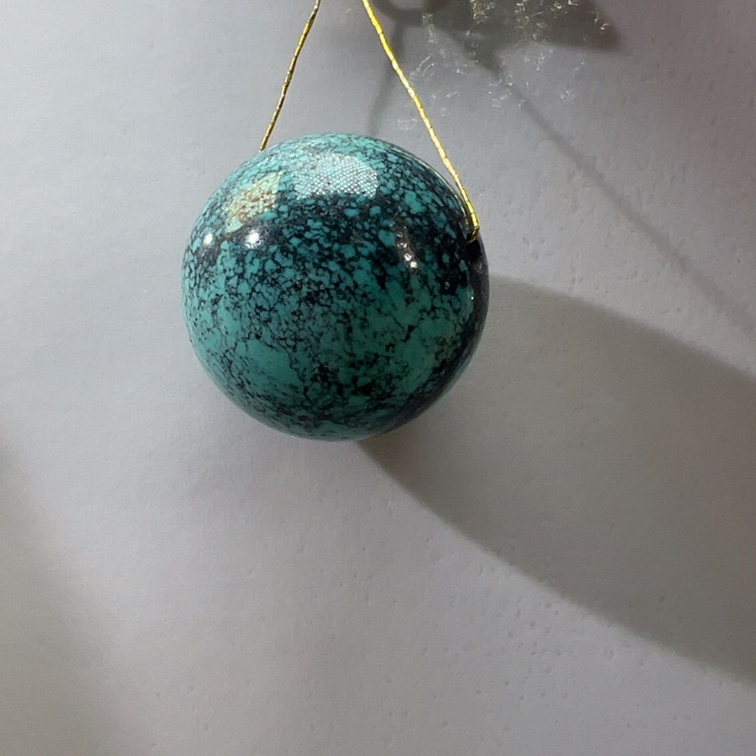 绿松石未镶嵌挂件22.6