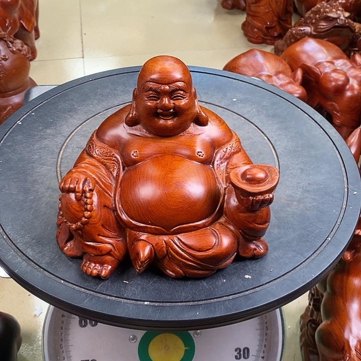 花梨木坐佛20 公分