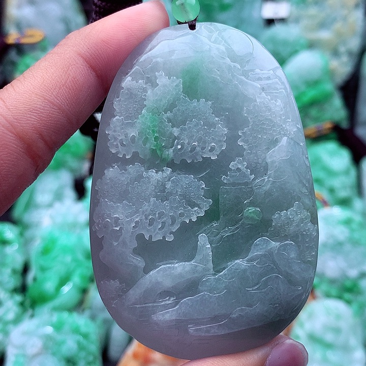 翡翠吊坠(不含链)未镶嵌