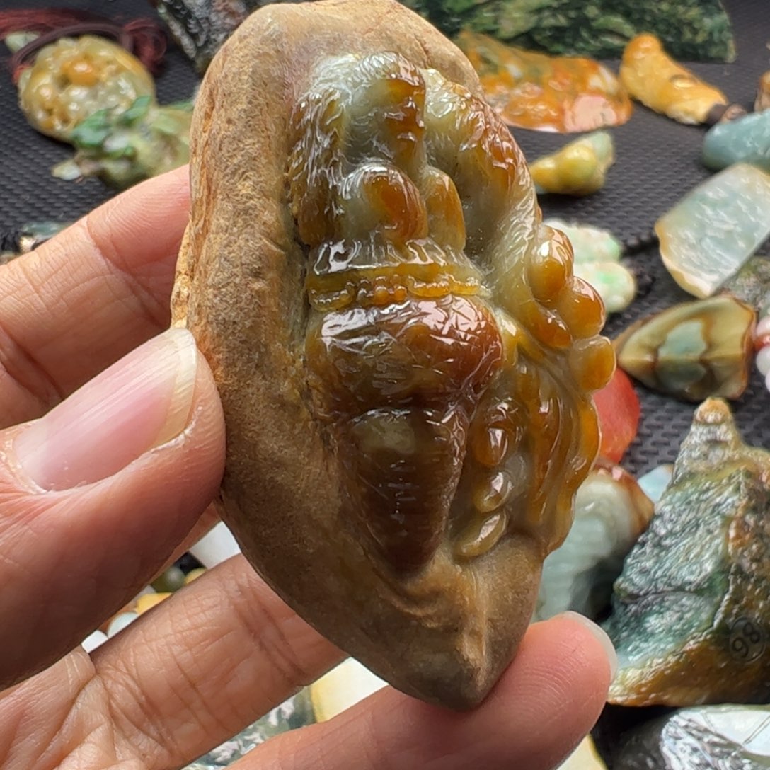 翡翠裸石缅甸翡翠