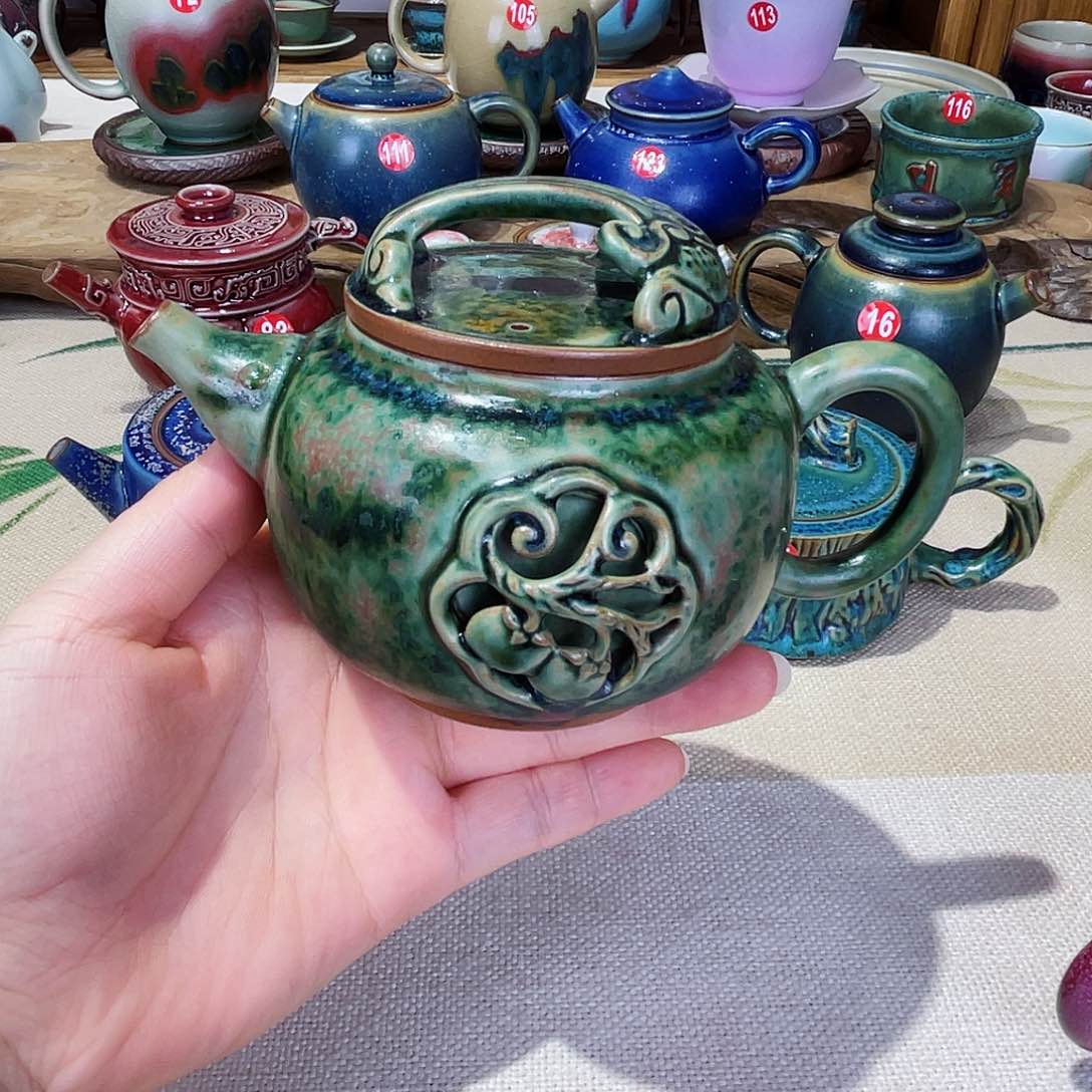 壶禹州钧瓷艺术作品