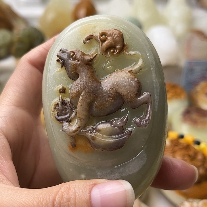 李***友石材古青石不退换狗