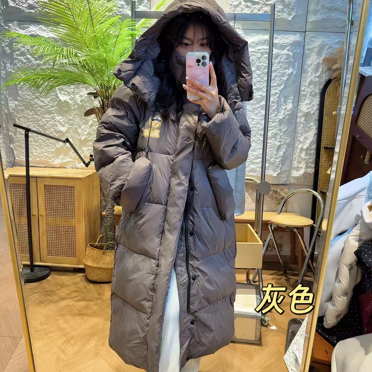  新国标白鸭绒 代工羽绒服 小熊部落新款 4214