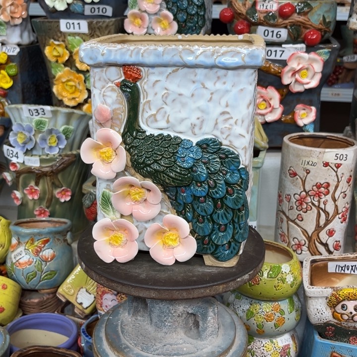 紫砂花盆粗陶材质多肉花盆