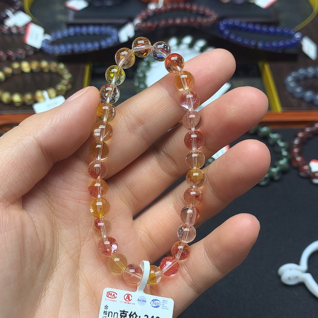 水晶手链未镶嵌手链