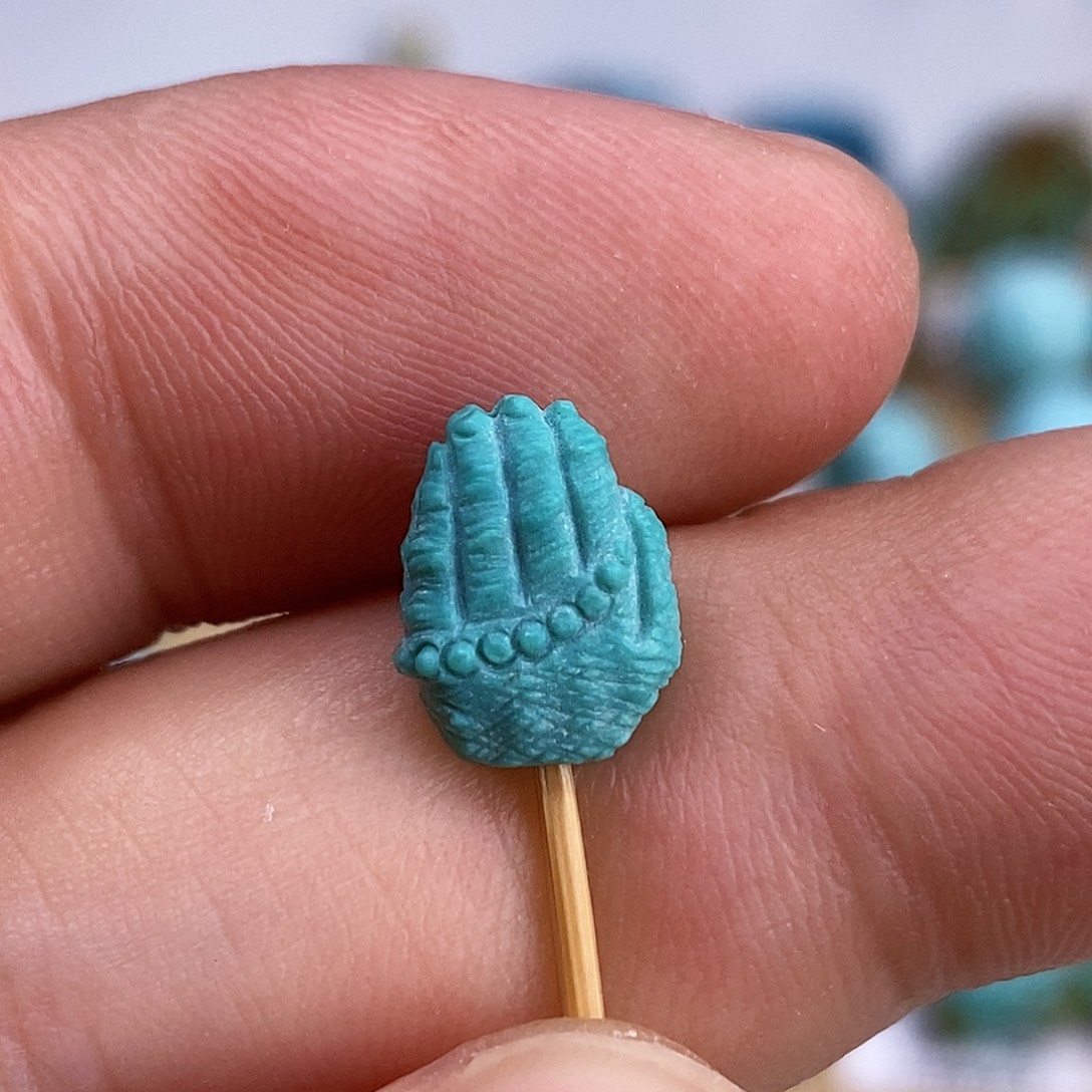 未镶嵌绿松石珠宝奇石