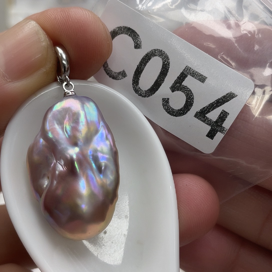 淡水珍珠颈饰银S925镶嵌?***?