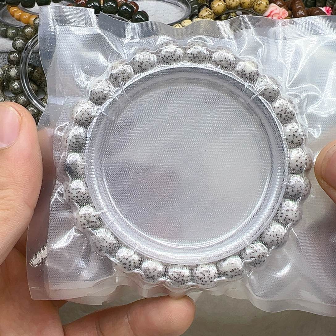 星月菩提手串25练手糯冰石玉星月菩提单圈98