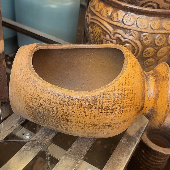 粗陶口径13/21/13进水口1.6厘米