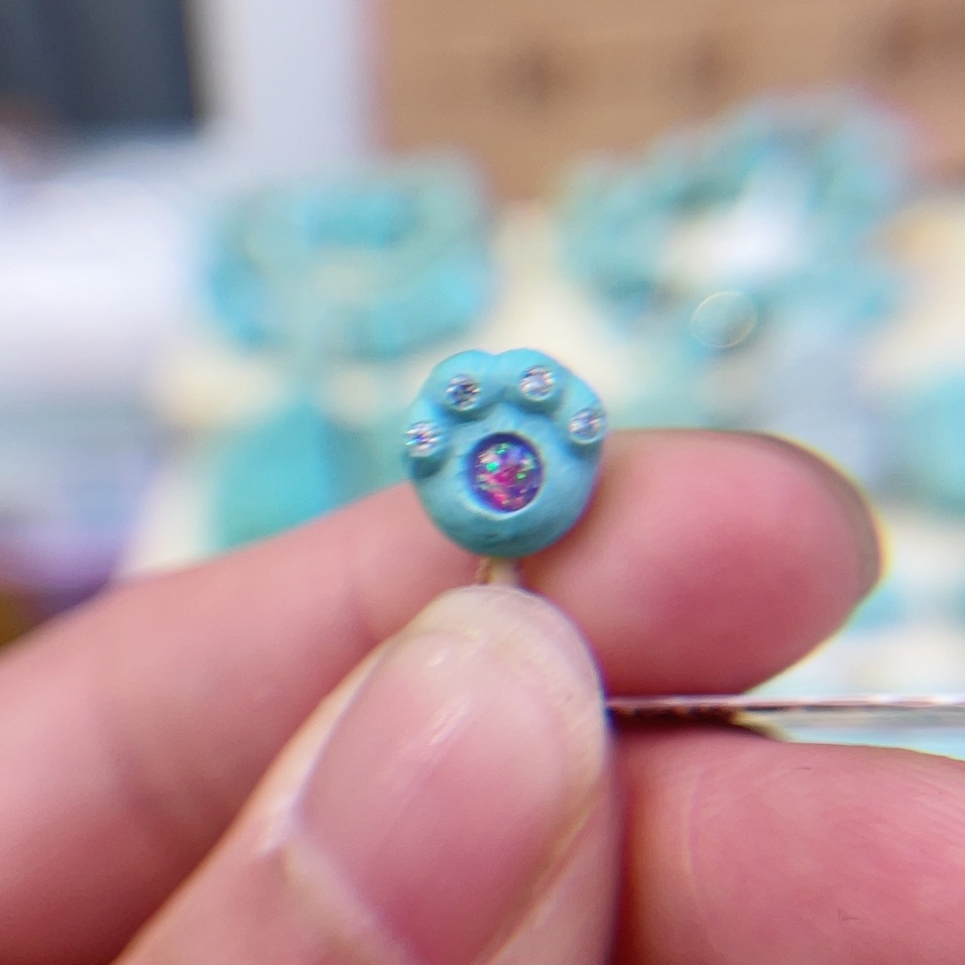 未镶嵌绿松石珠宝奇石