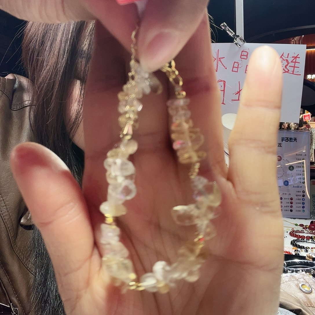 未镶嵌项链水晶黄水晶手链