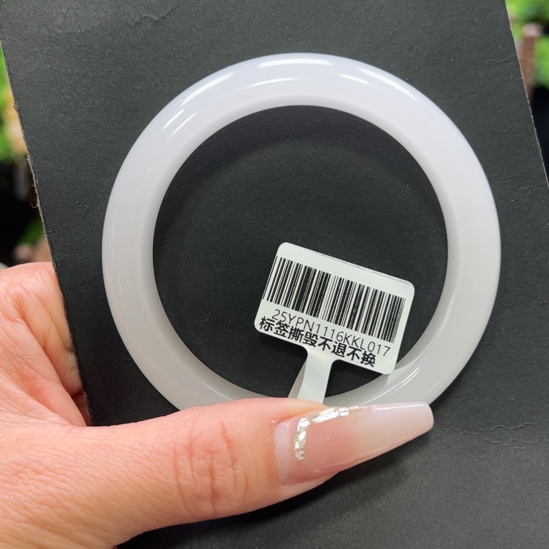 石英质玉手镯未镶嵌➕朵朵61.3