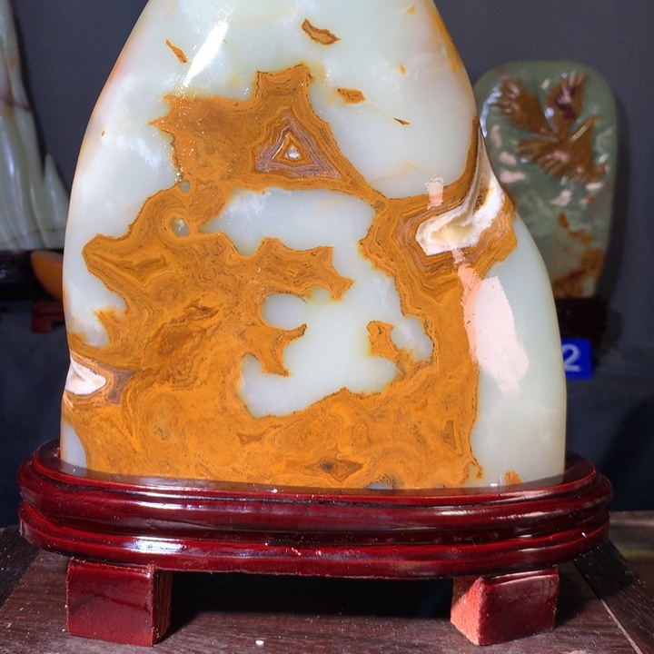 石材天然原石摆件