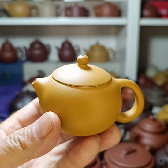 茶壶紫砂原矿黄金段泥小西施120cc半手工