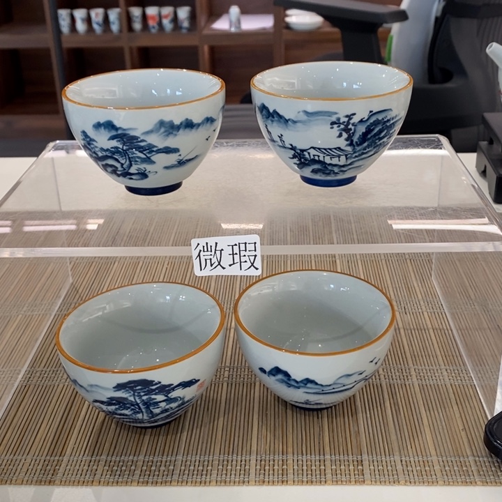 釉下老陶泥手工绘制